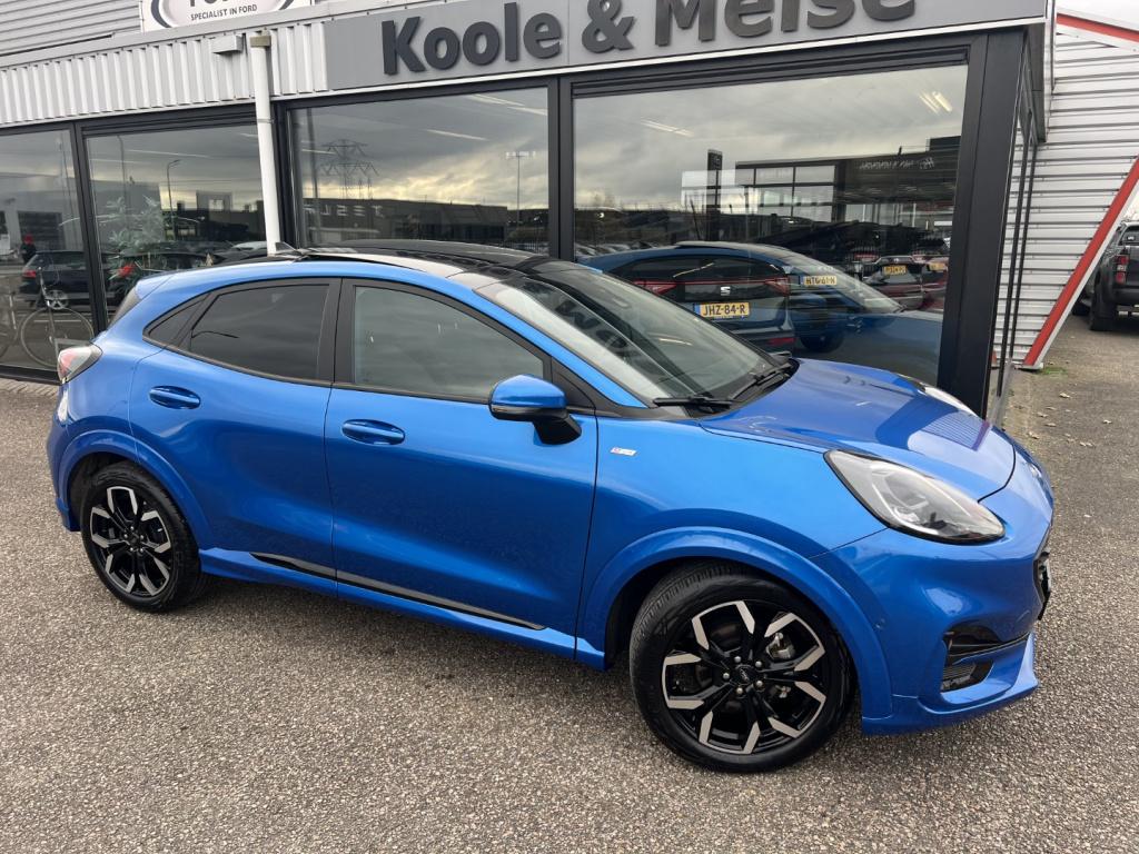 Ford Puma 1.0i ecoboost hybrid 125pk st-line x , panodak , adaptive cc, car