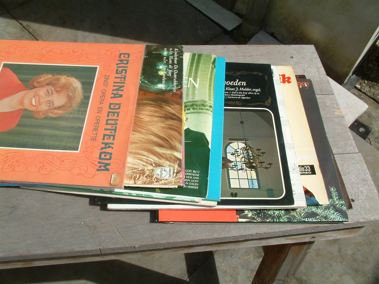 100 langspeelplaten  55 euro