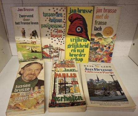 Jan Brusse boeken,  7 stuks