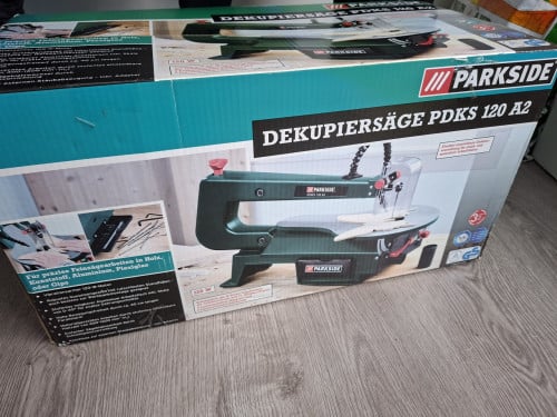 Figuurzaagmachine nieuw in doos