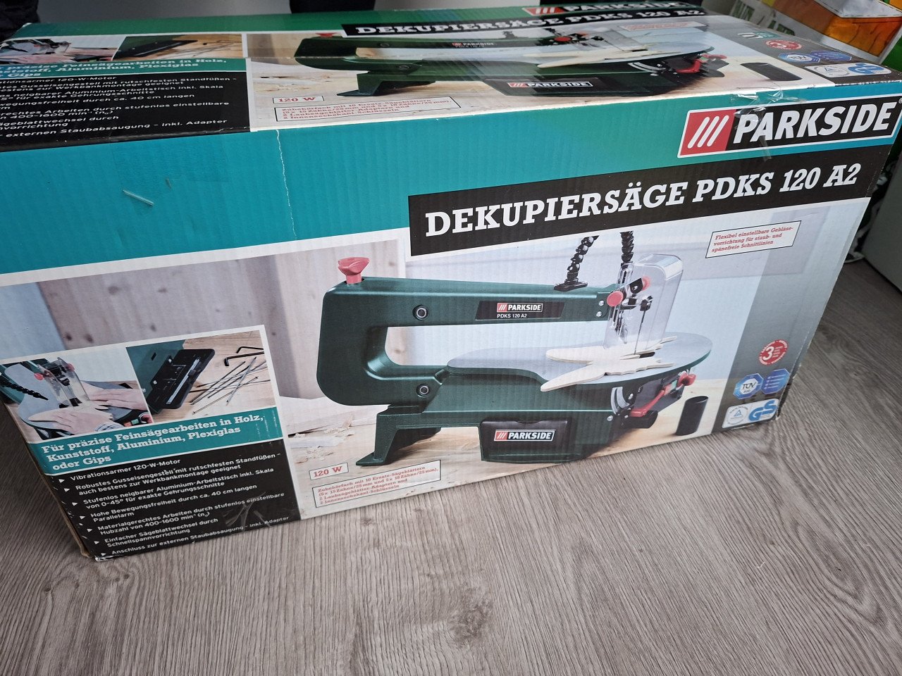 Figuurzaagmachine nieuw in doos