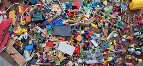 Partij playmobile te koop, BIEDEN!