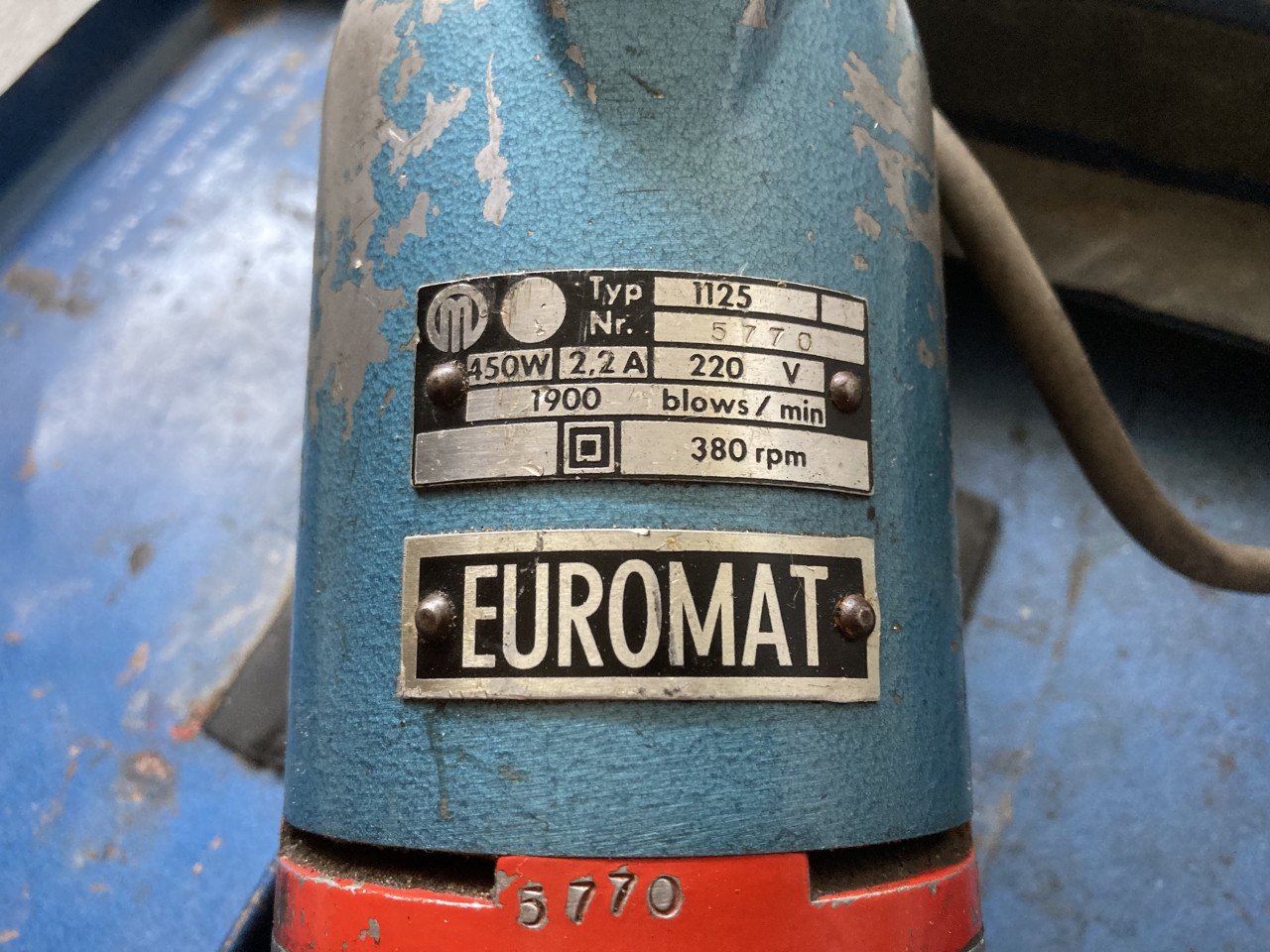 Vintage Euromat boorhamer