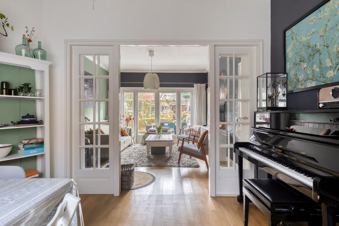 Schilderij canvas met lijst amandelbloesem Vincent van Gogh