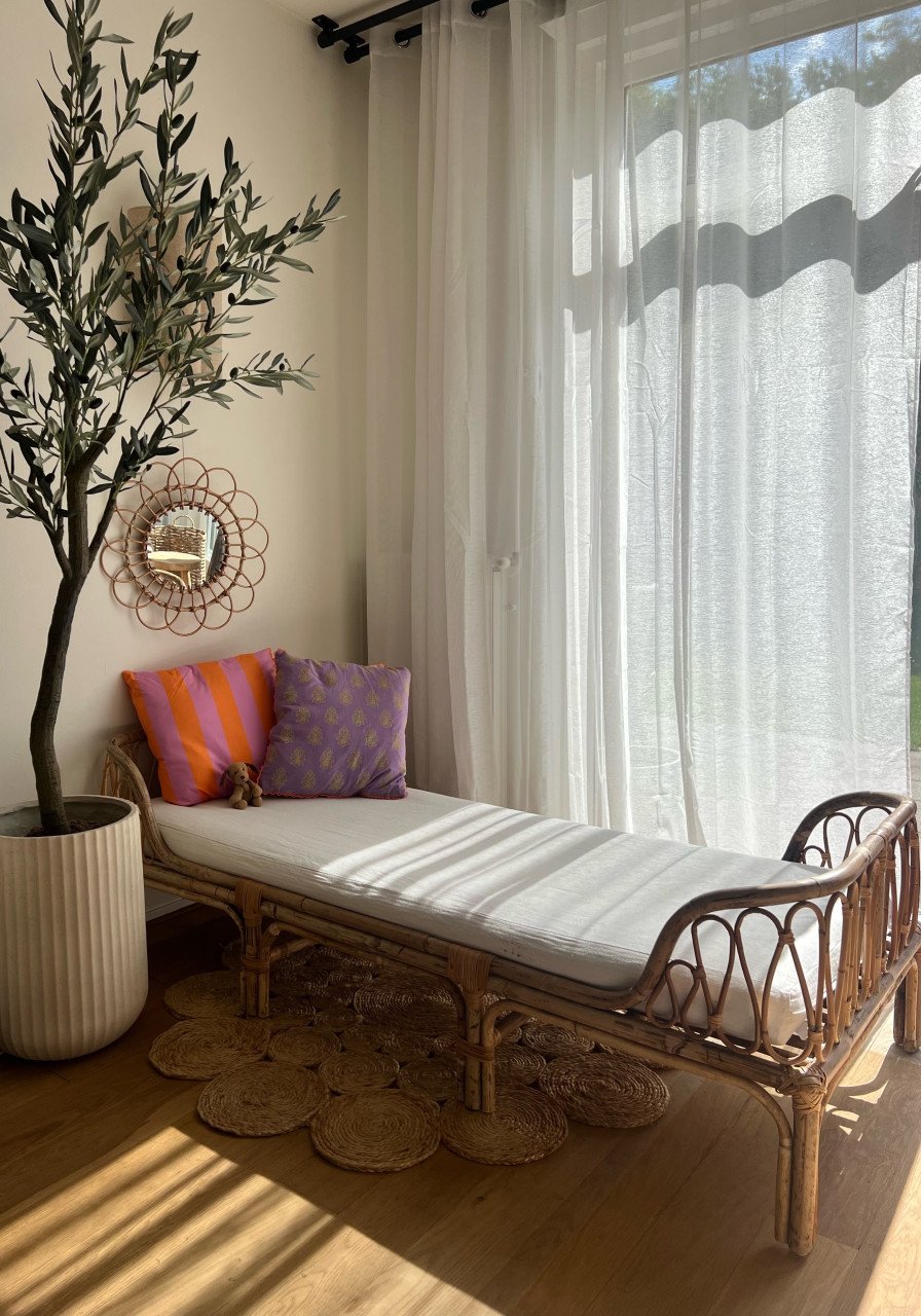 Boho kinderbed inclusief matras | rotan