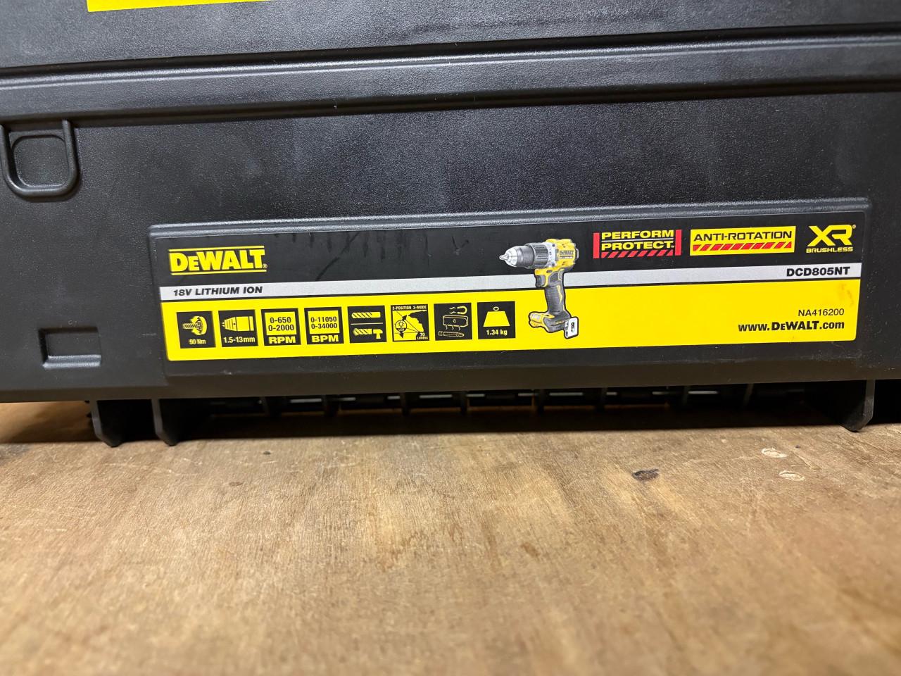 Dewalt DCD805NT 18v accu boormachine