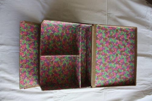 Correspondentie doos Enveloppen doos LxBxH; 30 x 24,5x 11 cm Met vakken voo