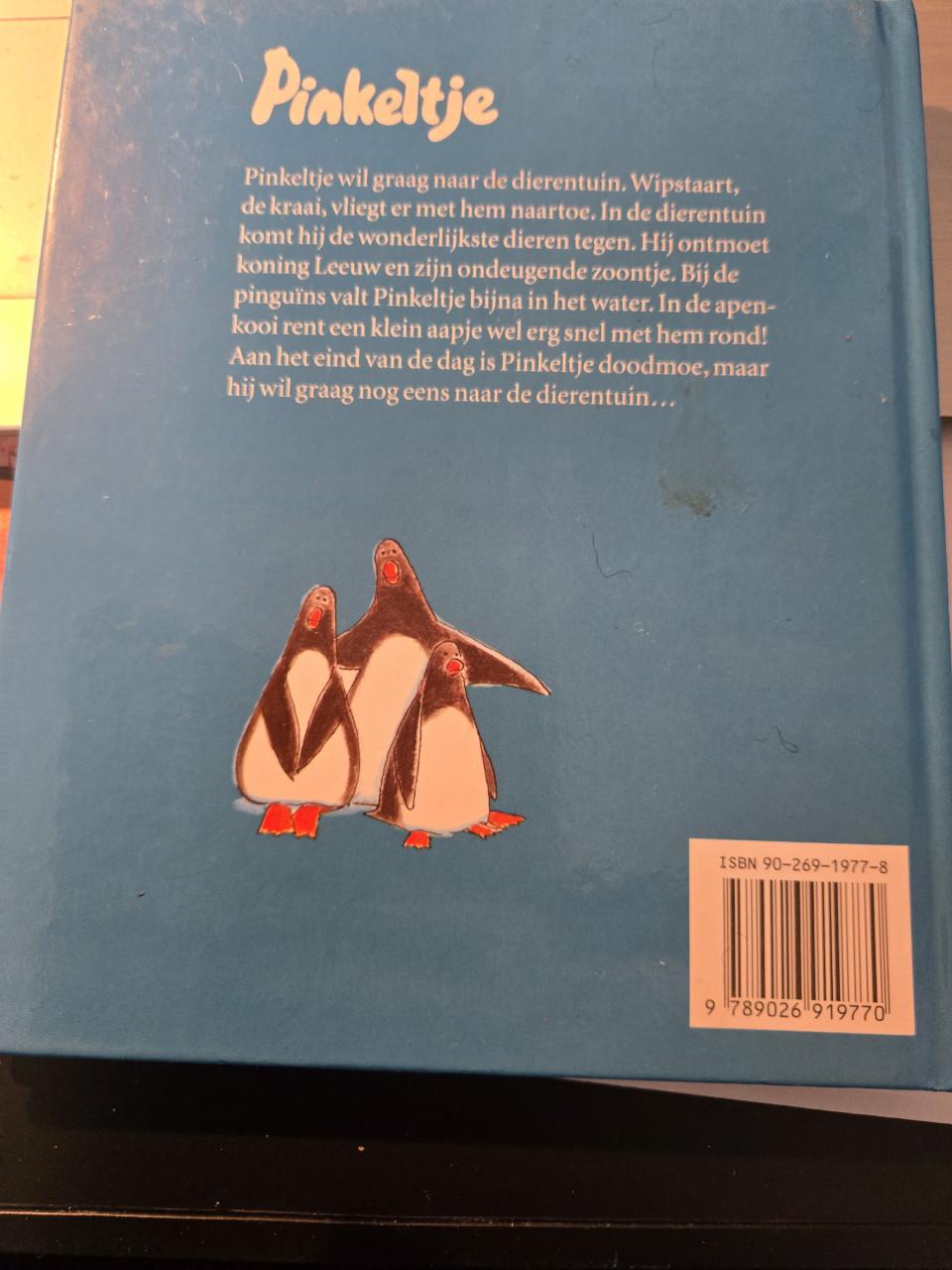 Kinderprentenboek "Pinkeltje in de dierentuin". 1999