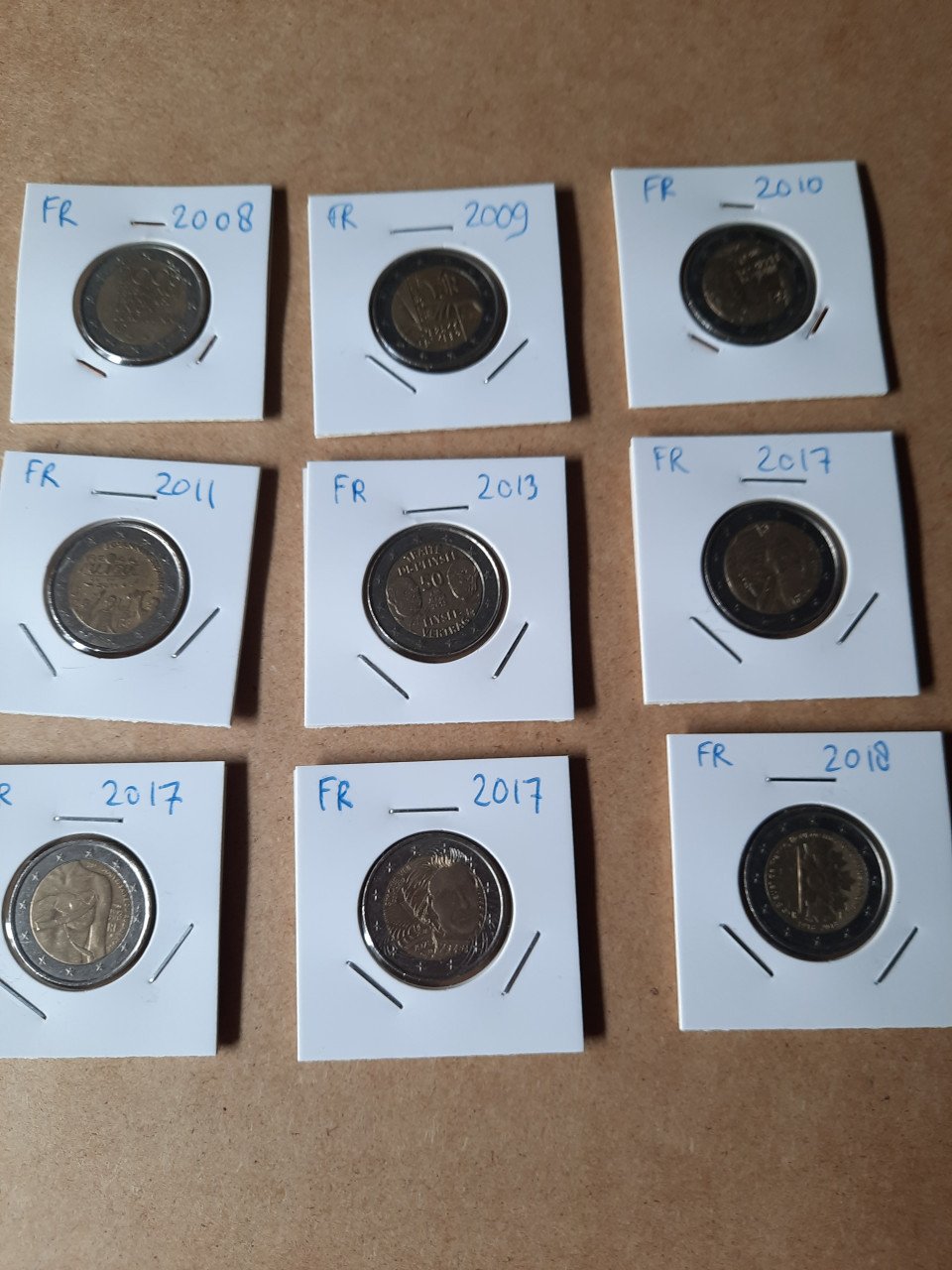 2 euromunten Frankrijk