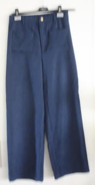 Blauwe ribbroek maat s