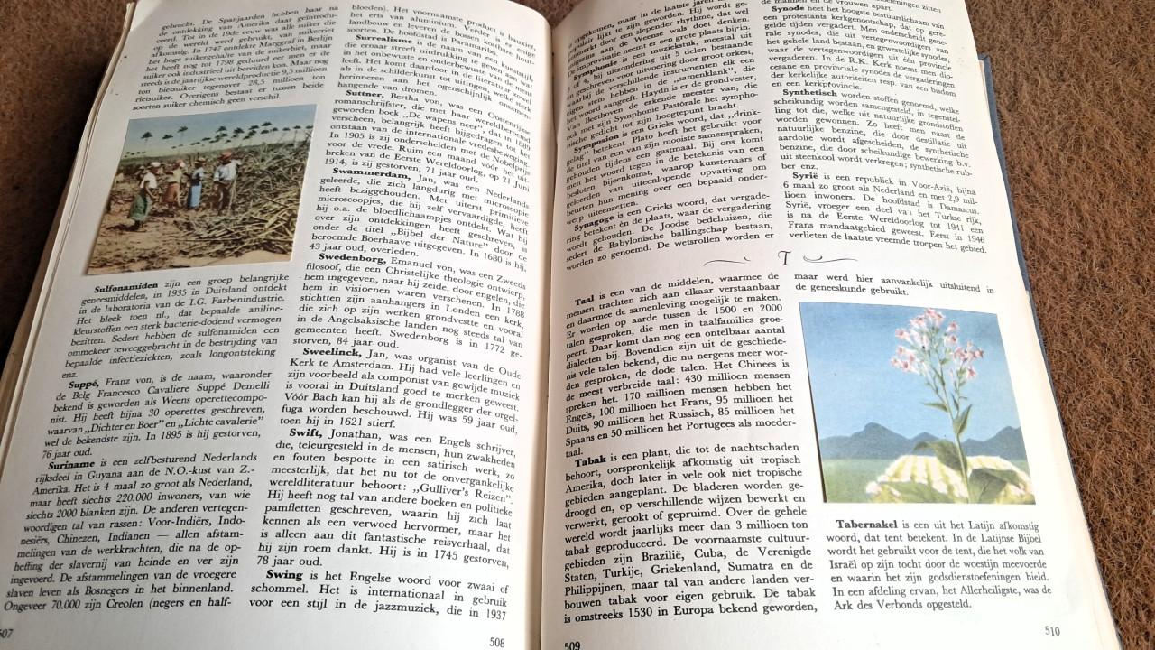 Boek ik weet het Blue Band plaatjes verzamelboek uit 1954
