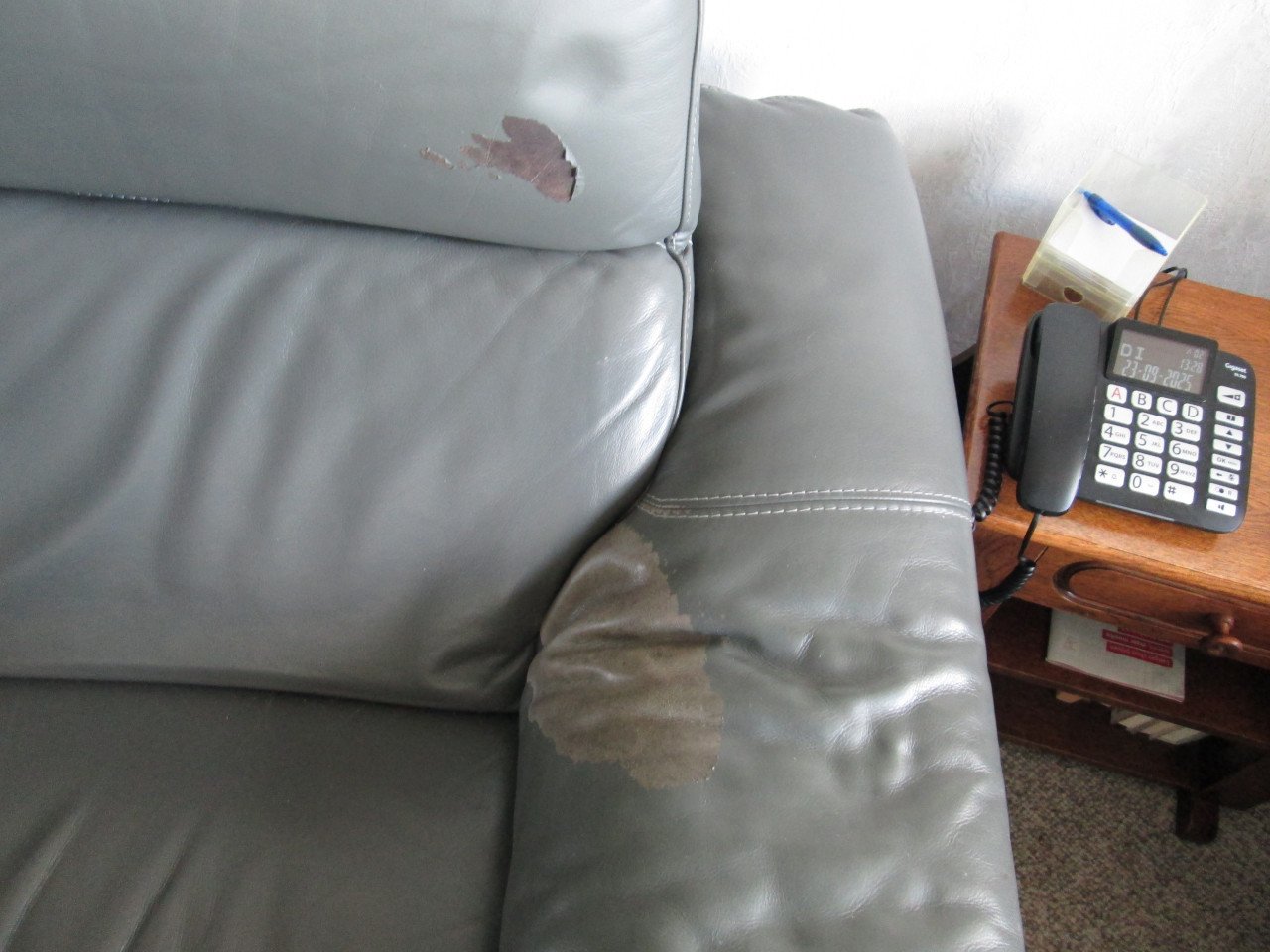 2 zits leren relaxbank elektrisch