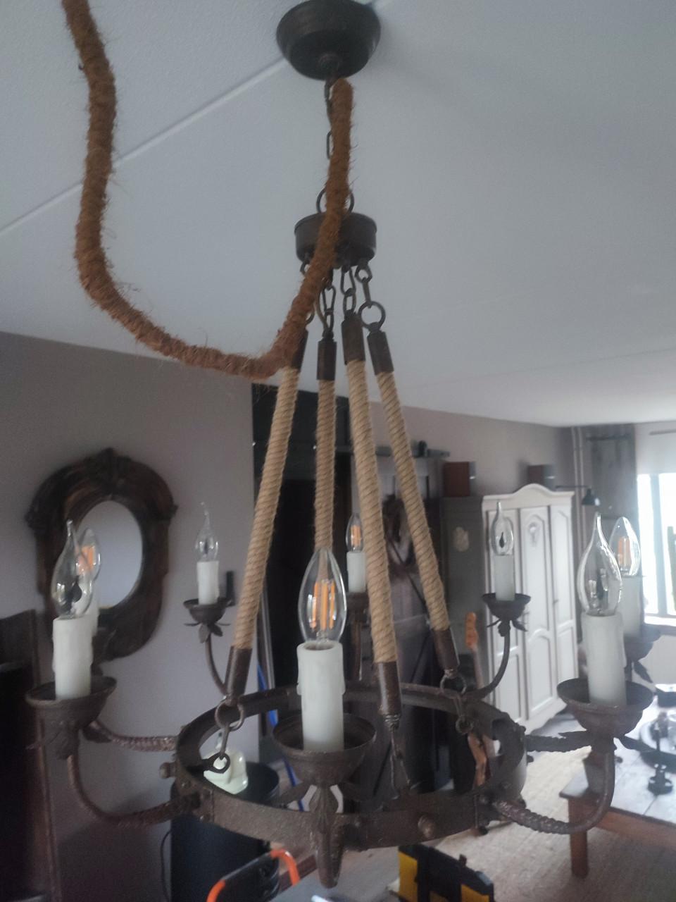 Zeer mooie landelijke hanglamp