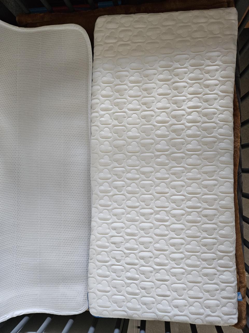 Aerosleep Evolution wiegmatras + matrasbeschermer 90x40x4 cm