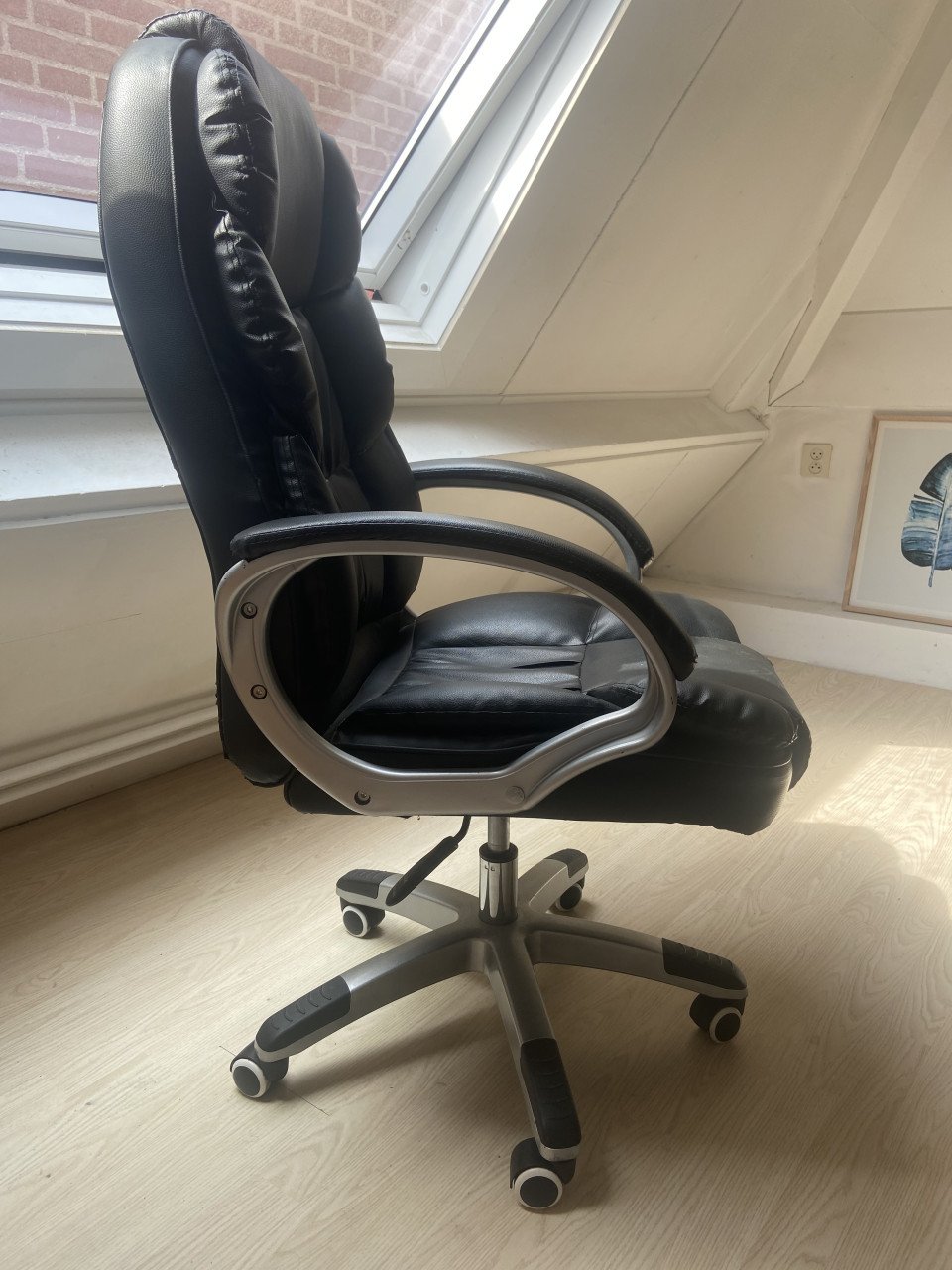 Bureaustoel gamestoel leder