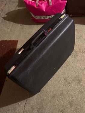 Samsonite koffer, zwart met wielen