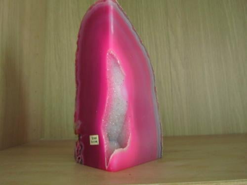 Rose agaath met druzy