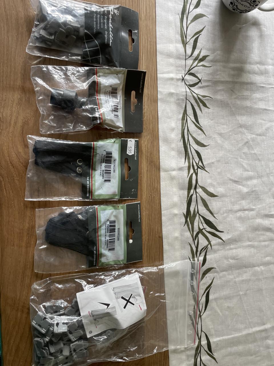 Reserve onderdelen Isabella voortent