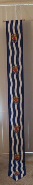 Zeeuwse wimpel Lang 3 meter Breed 27 cm €.25,00