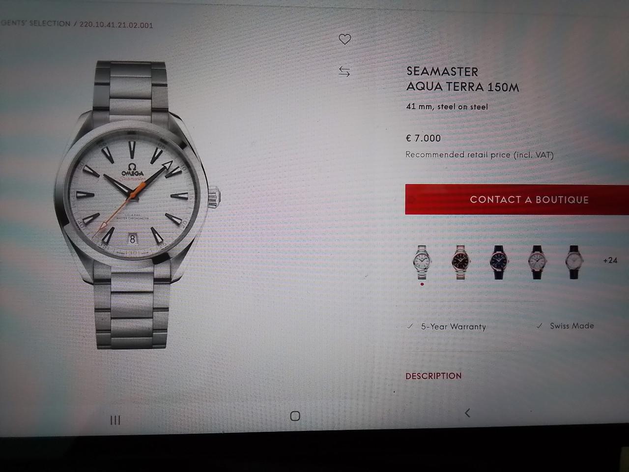 Omega  Seamaster automaat