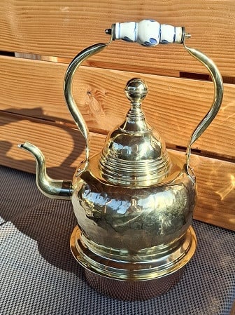 Grote Koperen Theepot