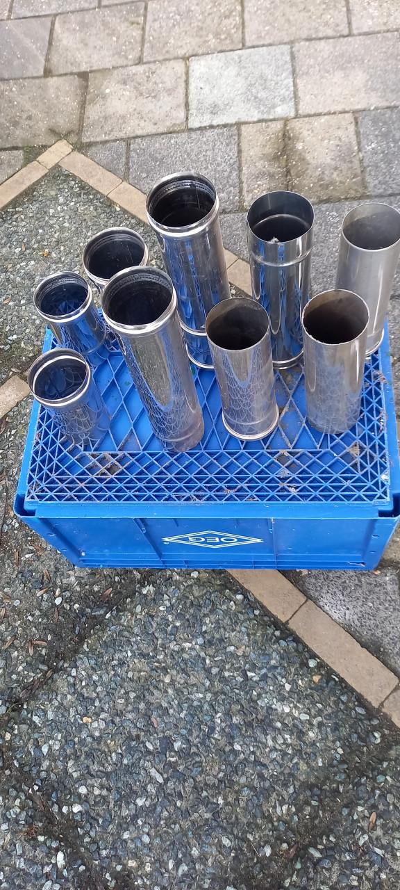 Pelletkachel rookgasafvoer EK 80 mm