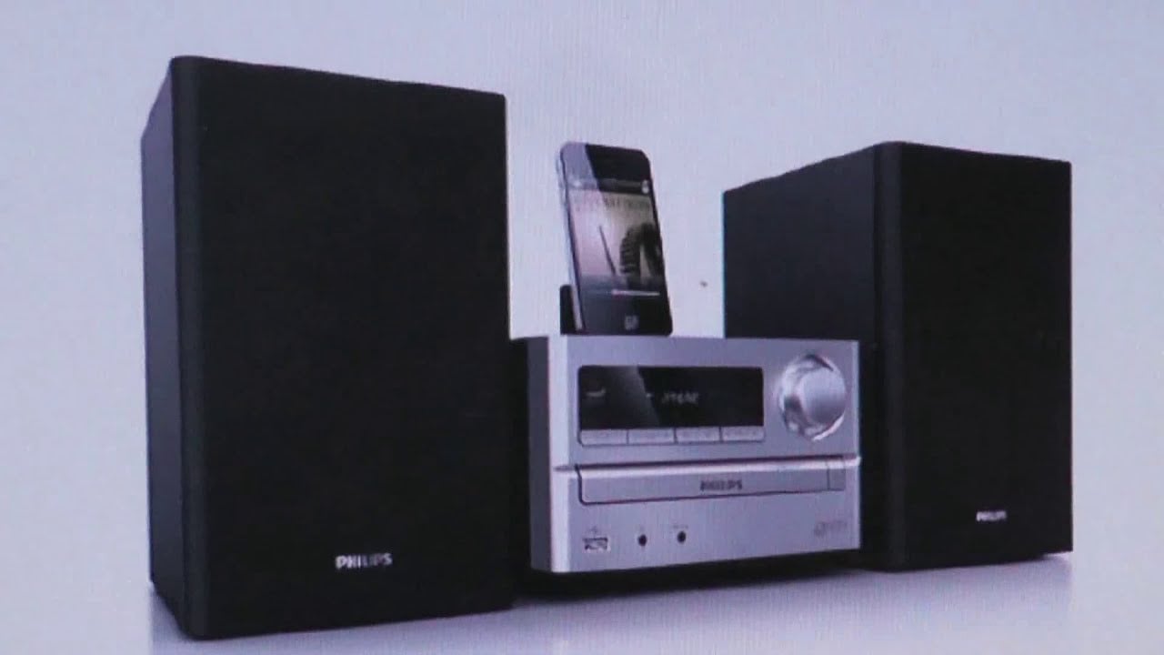 Philips Mini Stereoset -Ipod/Ipad/Iphone docking station