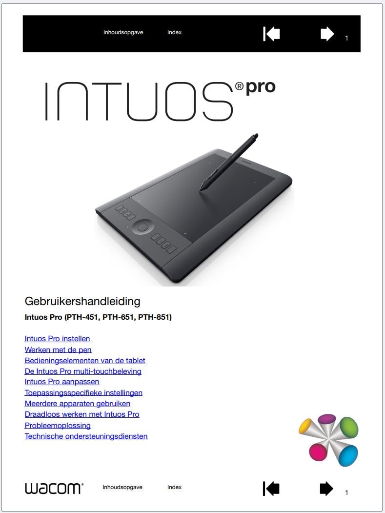 Wacom pen tablet