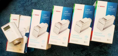5x Bosch Easycontrol Smart Radiator Thermostaat