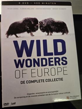 DVD-box "Wild Wonders of Europe:  8 DVD;'s  De Complete Collectie"