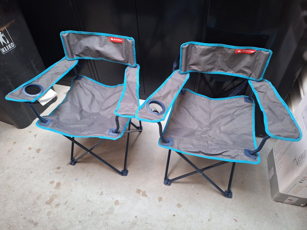 Decathlon quechua kampeerstoelen 2 stuks