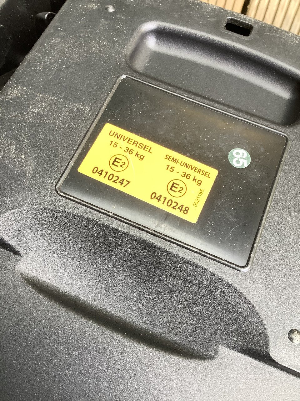 Nette autostoel Maxi-Cosi FeroFix. Verstelbare rug in hoogte.