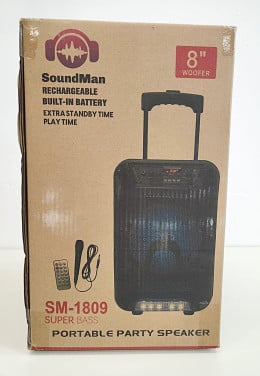 De Soundman SM-1809 Party Box (NIEUW)