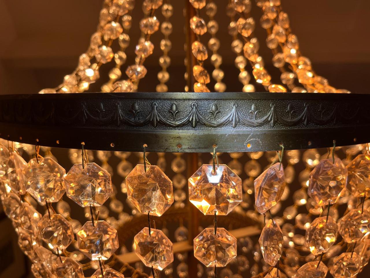 Kristallen kroonluchter uit Napels - Ø40cm - Veere