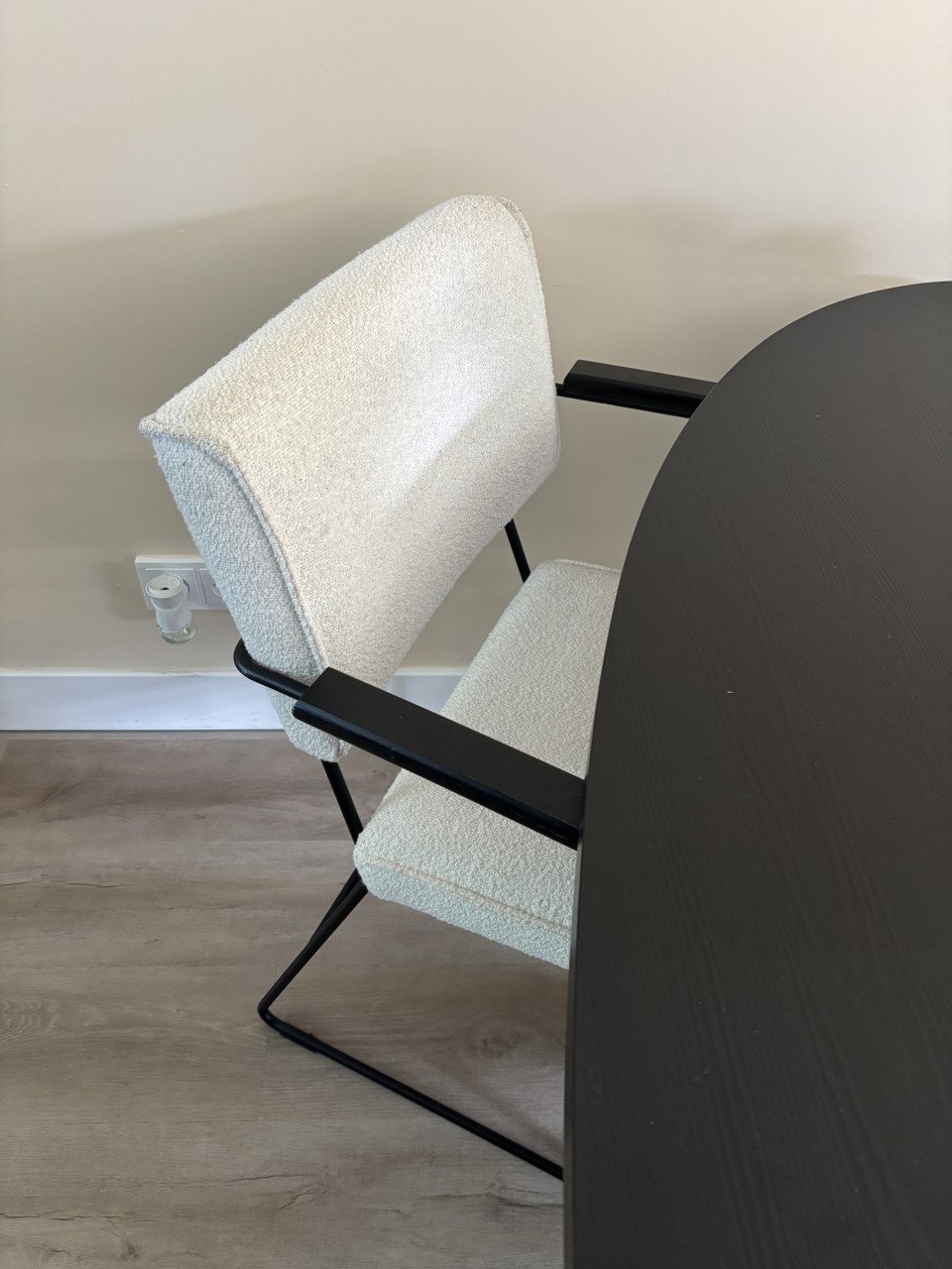 6 teddy eetkamer stoelen met armleuning ( salido)