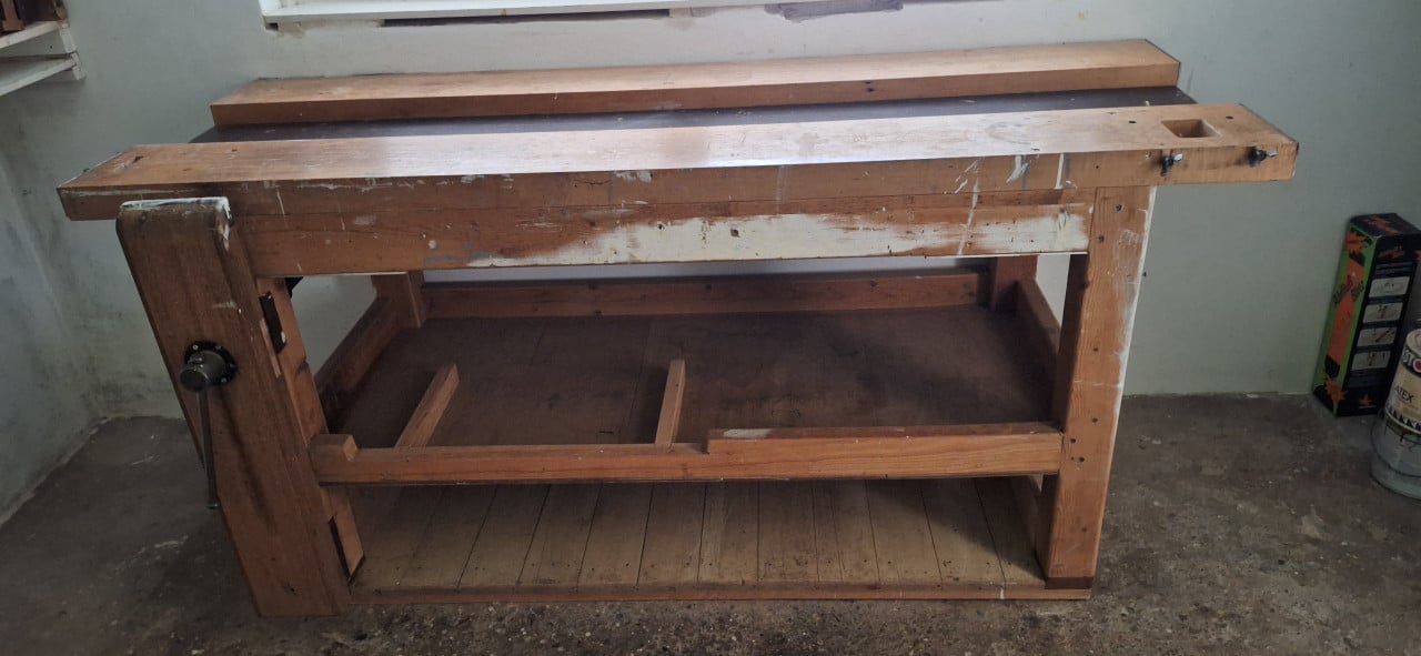 Houten werkbank