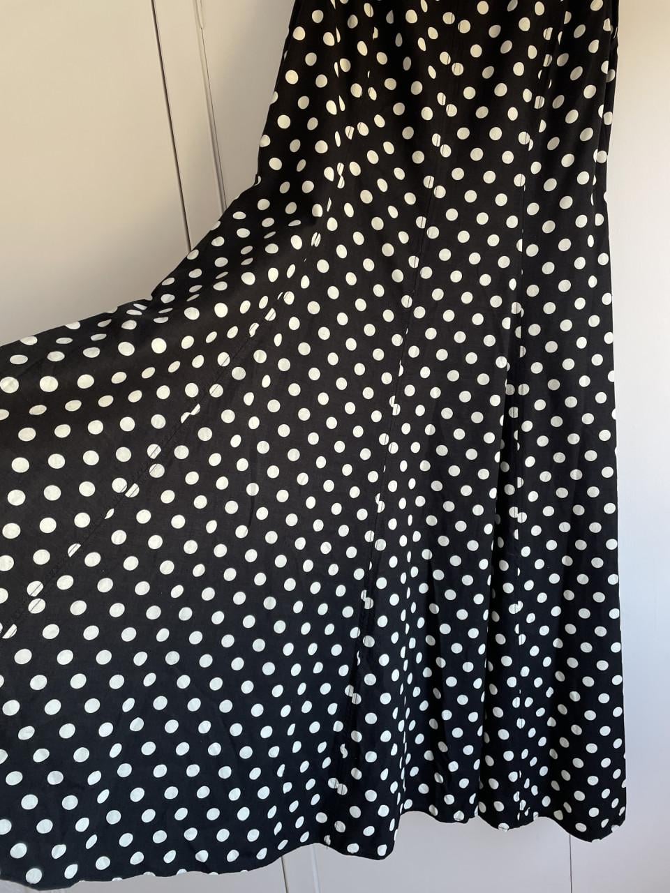 ZARA zw/wit midi dress