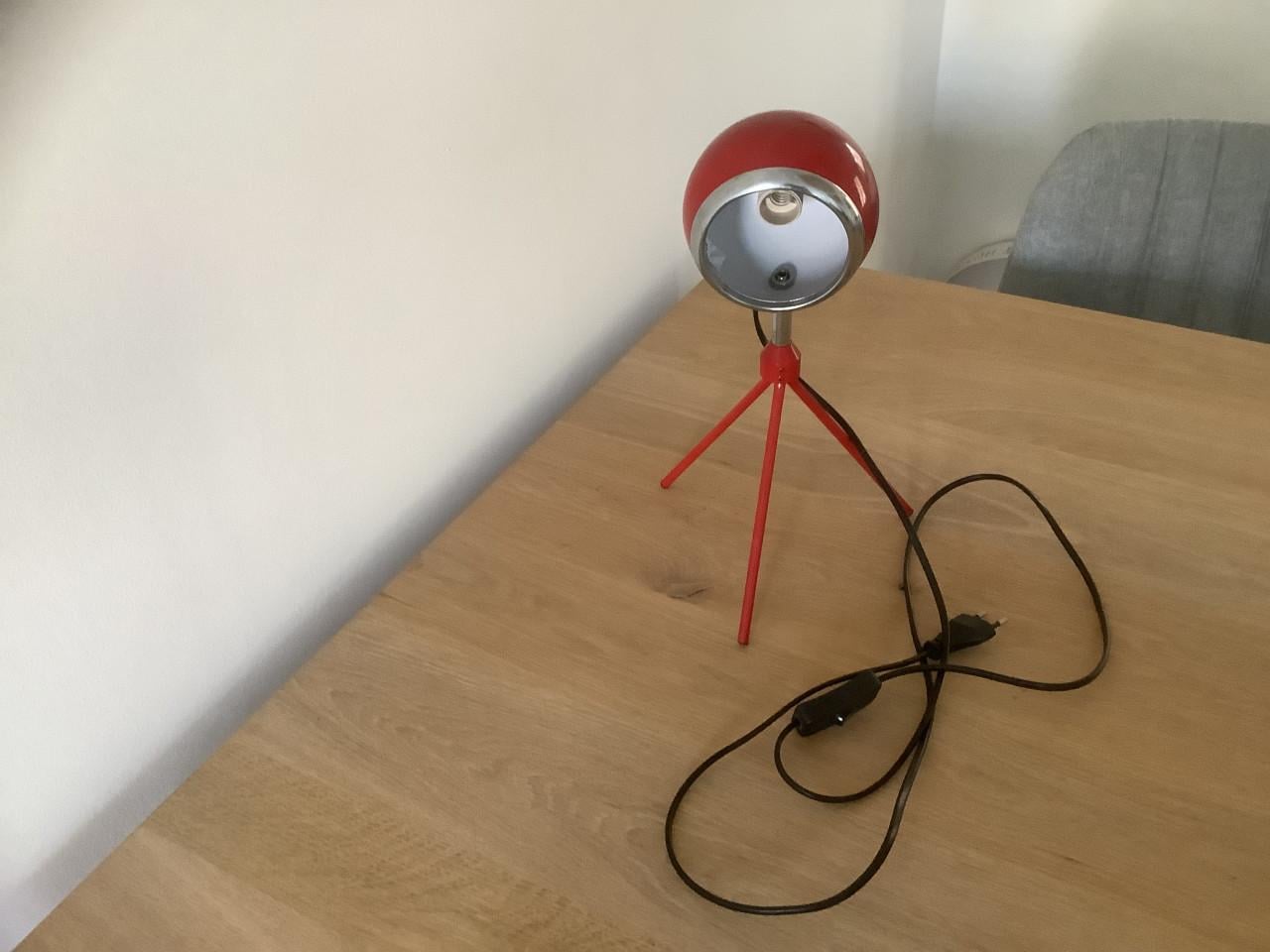 Red Eyeball Desk Lamp