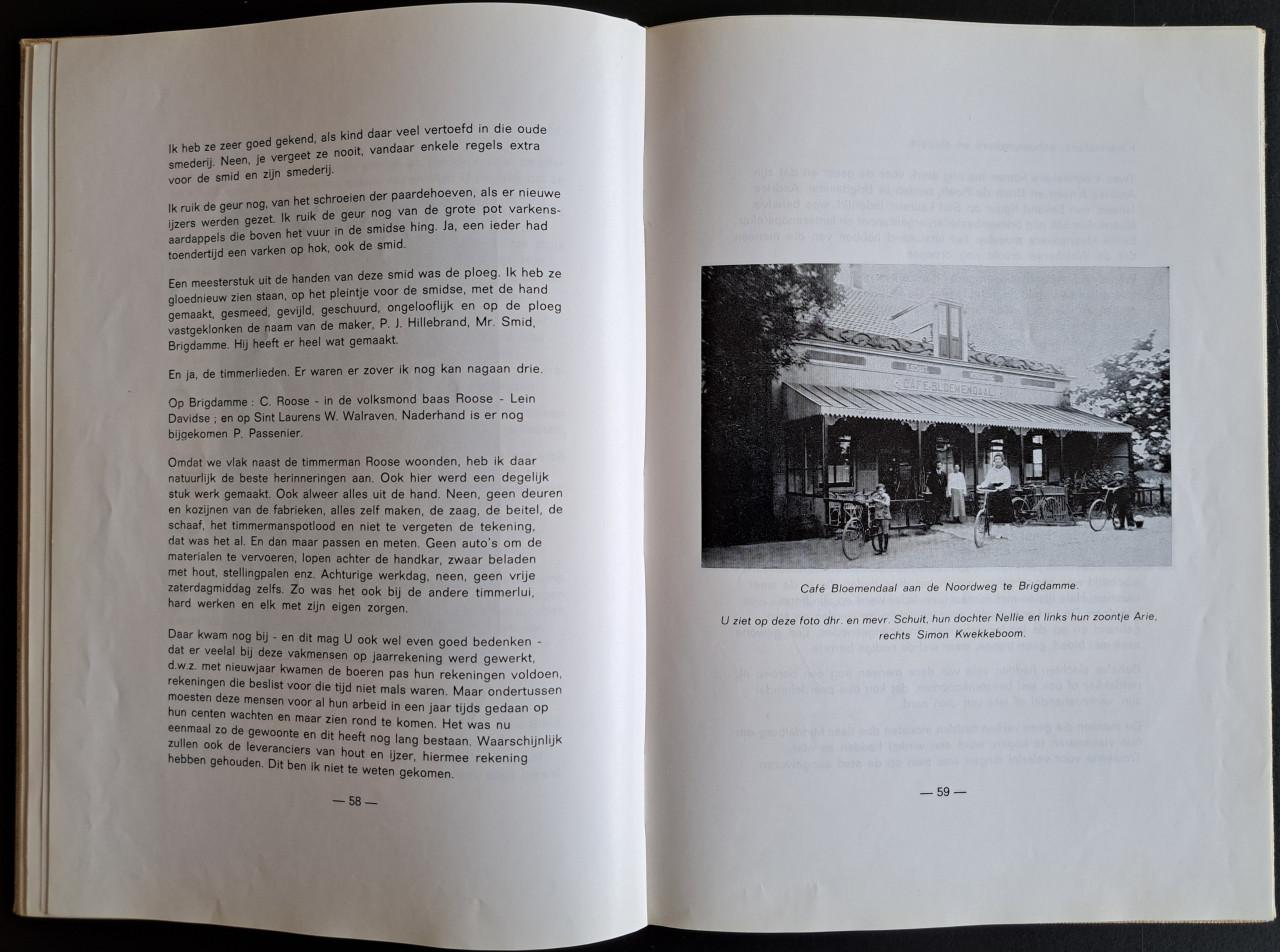 SINT LAURENS EN BRIGDAMME - H v Langevelde - WA Verbeek - 1974