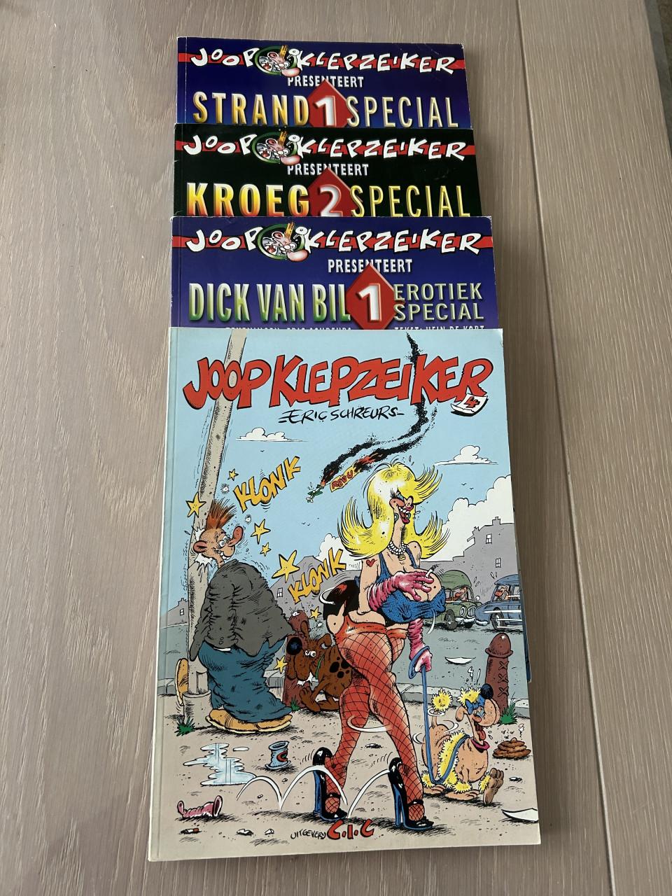 Stripboeken joop klepzeiker en knudde