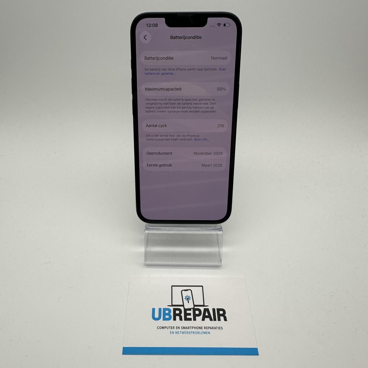 Apple iPhone 16e 128GB zwart