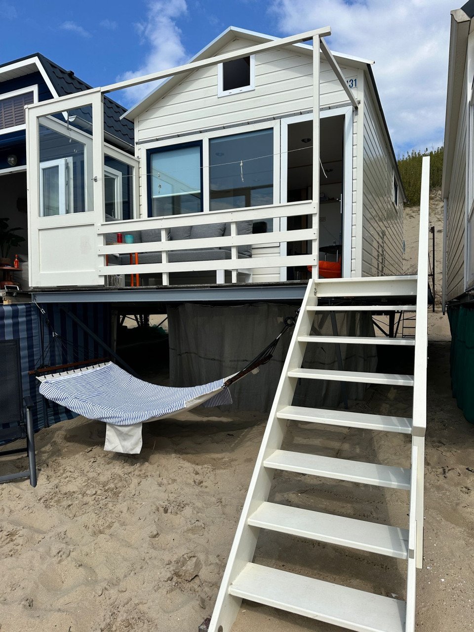 Te huur: ons gezellige strandhuisje nr 131 in Dishoek