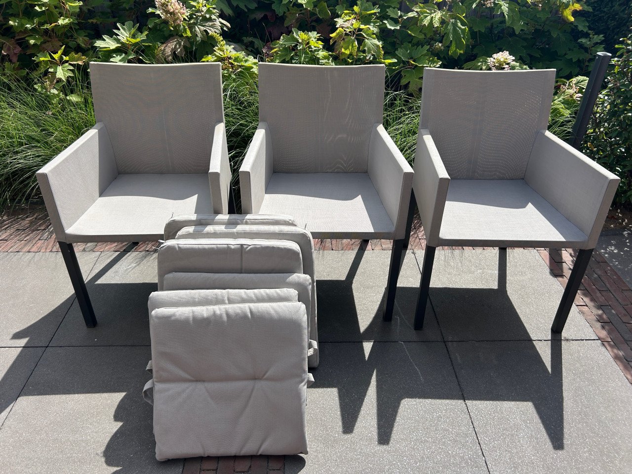 3x Caribbean tuinstoel Life – All-weather –