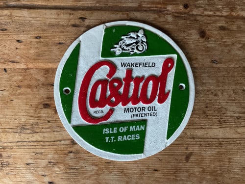 Castrol reclamebord
