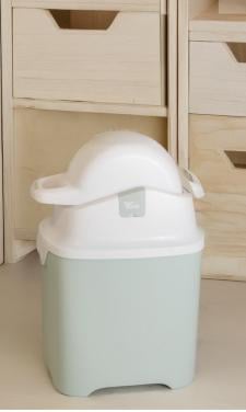 Diaperchamp mint groen + Eco zakken