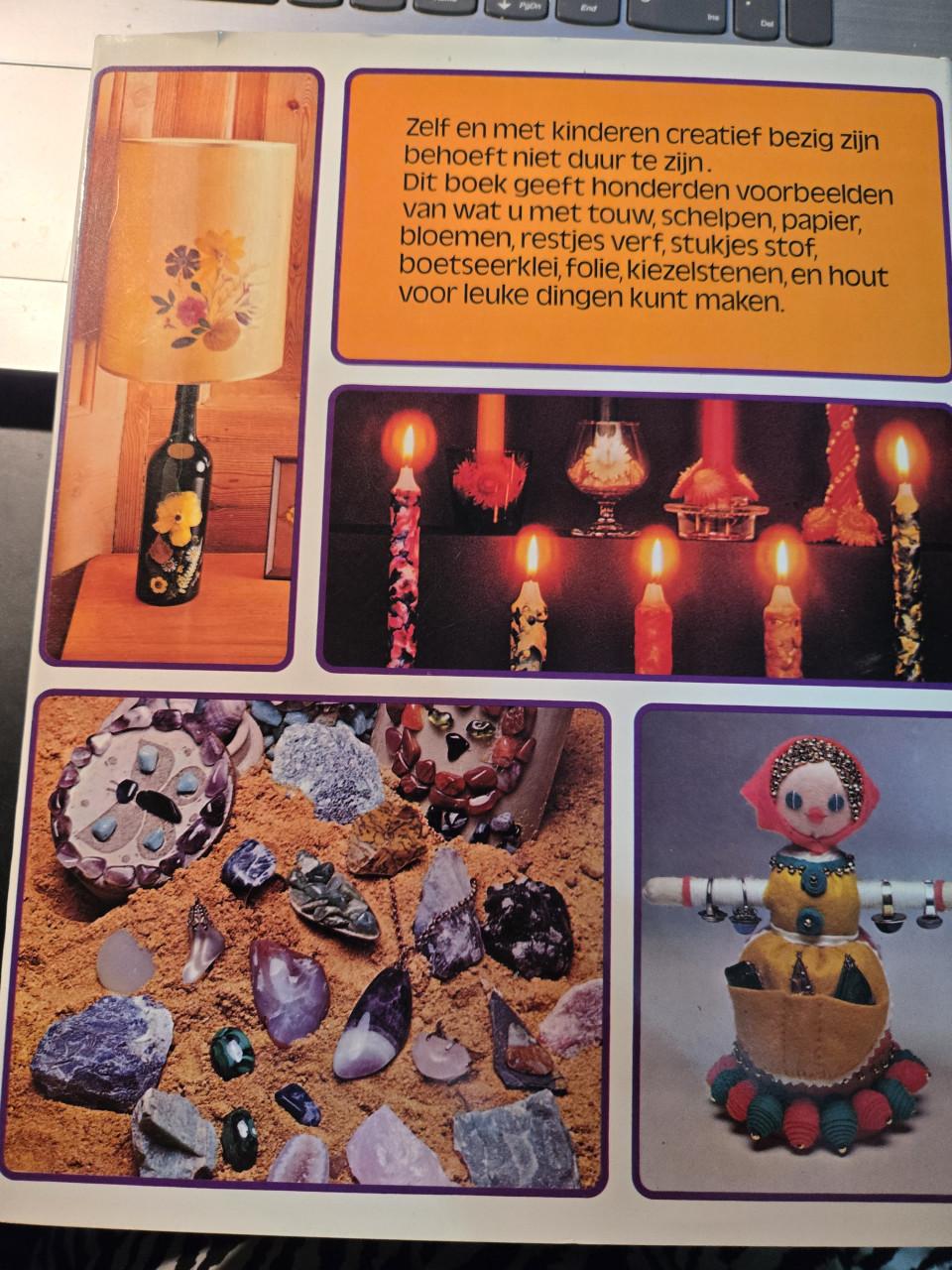 Boek Elseviers creatieve gezinsboek geschreven door Pamela Westland. 1975