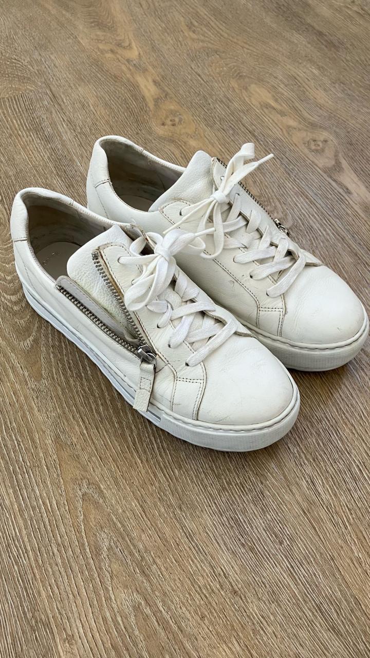 Gabor comfort optifit sneakers -schoenen- met rits maat 38 (5) - kleur wit