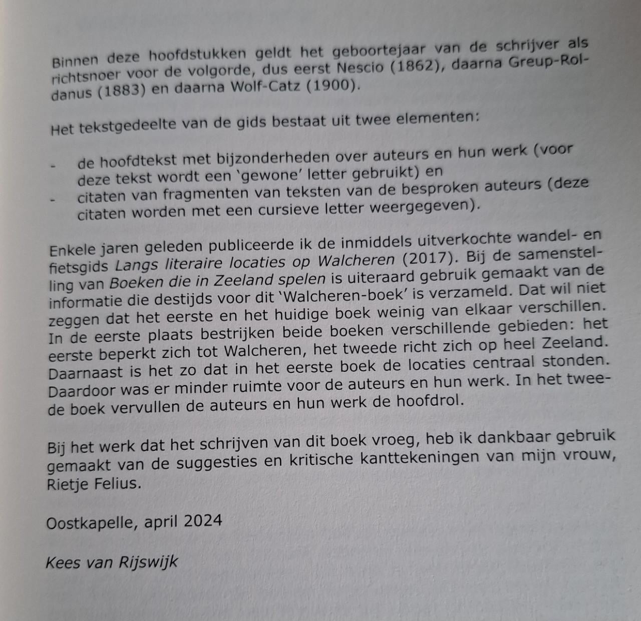 Boeken die in Zeeland spelen, door Kees van Rijswijk