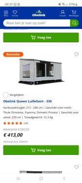 Obelink Queen luifeltent