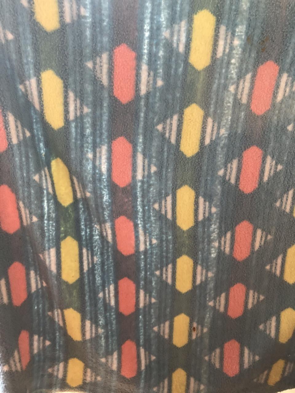 Vintage deken in zachte pastelkleuren